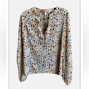 Hutch (Anthropologie) Boho Stars Print Blouse Small